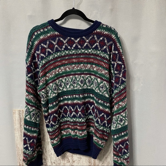 Vintage Other - Vtg Sears Mens Store v-neck grandpa sweater Large